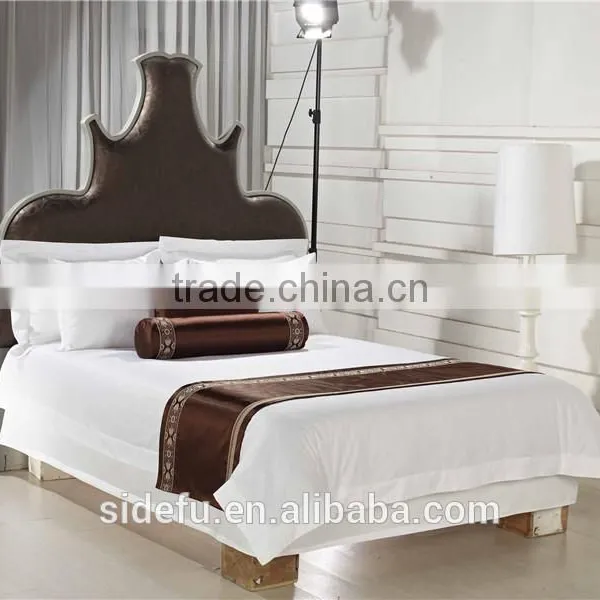 China Manufactural Cheap White 100% Cotton Bed Sheets photo-2