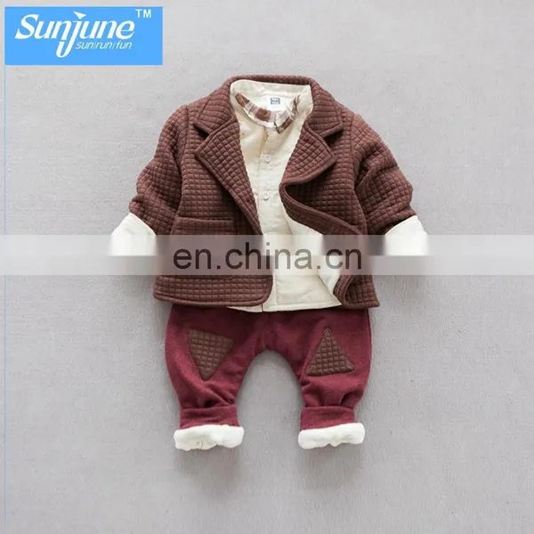 Wholesale 100% Cotton Kids Fleece Set 3pcs Set