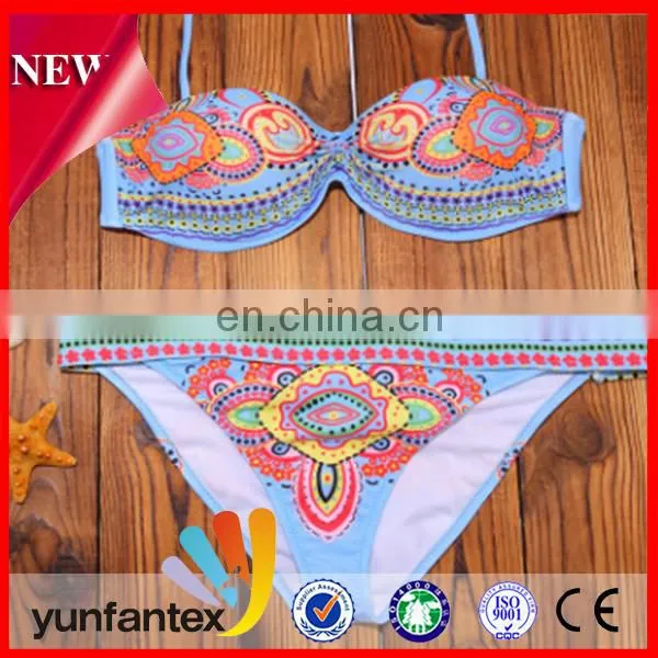 2017 Latest Style Good Quality Scuba Bikini Swimming Garment for Girl photo-5