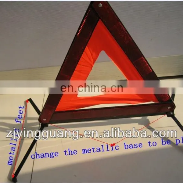 High Visibility Reflective Warning Triangle