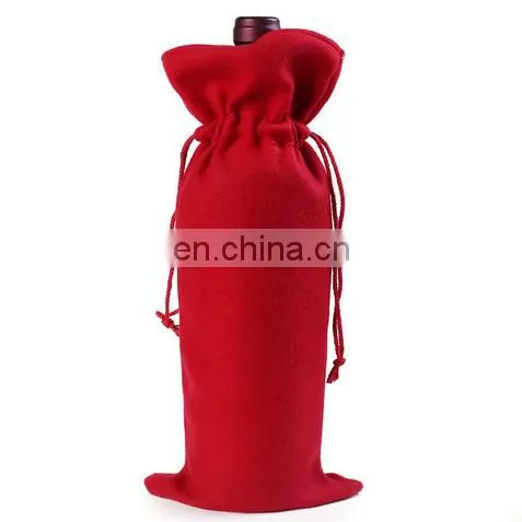 Christmas Santa Claus Red Wine Bottle Bags Christmas Dinner Table Decoration photo-3