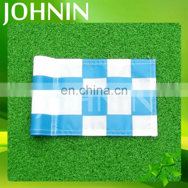 OEM High Quality 420D Nylon Durable Colorful Grid Golf Flags With Customized Logo photo-5