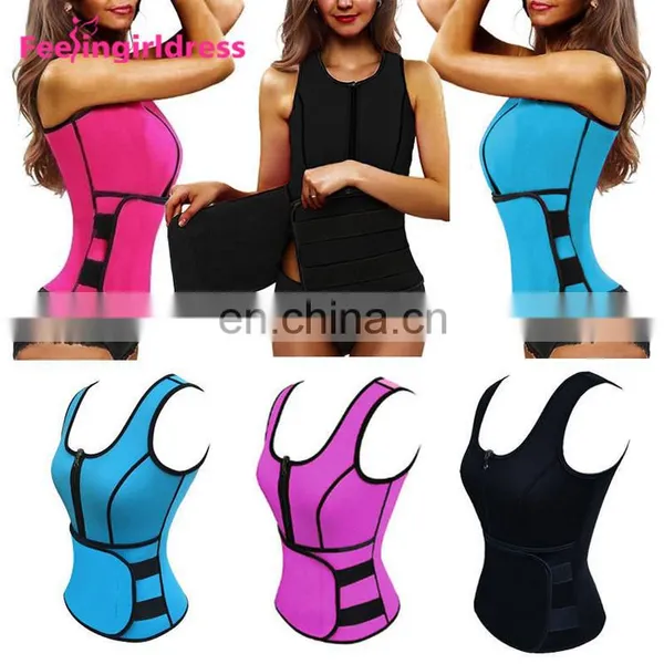 Slimming Belt Abdomen Sauna Waist Shaper Lose Weight Fitness Neoprene Body Shaper Vest photo-4
