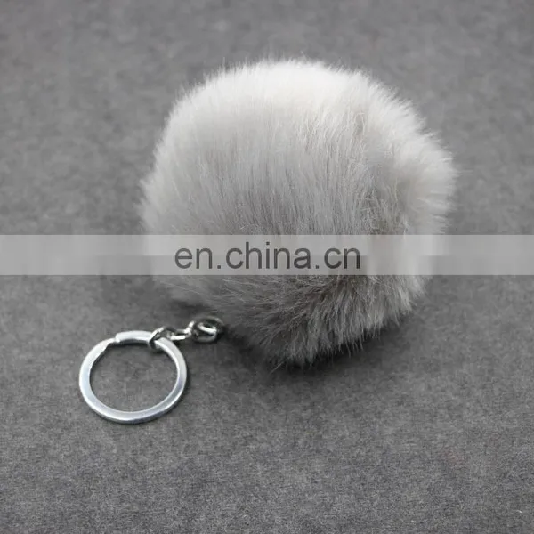 Fashion Keyring Pompom Charm Ball Car Key Chain Bag Pendant photo-4