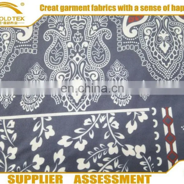 2016 DTY Brushed Printing Knit Fabric Polyester Clothing Fabric photo-2