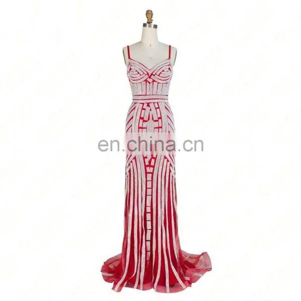 Robe De Soiree Evening Dresses Party Gold Color Red Royal Blue Tulle Crystal Occasion Formal Women Prom Dress Long photo-5