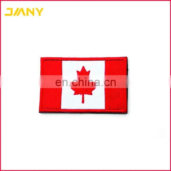 Custom Small US Flag Patches Gray Borders Embroidered American Flags photo-6