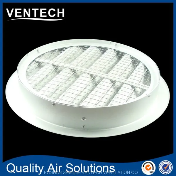 Building Internal Fixed Aluminium Louvre Air Ventilation Grille External Weather Ventilation Louver photo-4