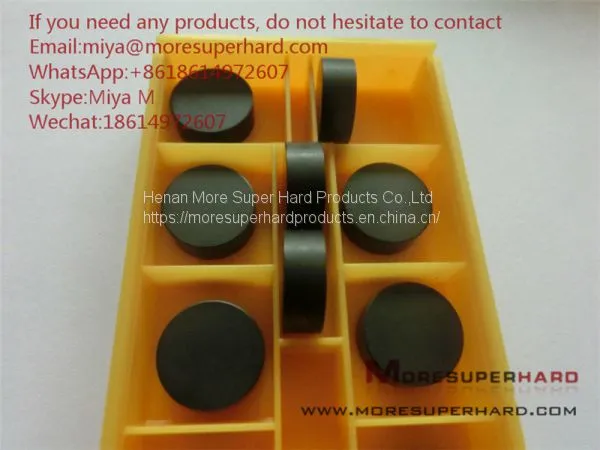 PCBN Cutting Tool Blanks for Ferrous Metal and Alloy Miya@moresuperhard.com photo-2