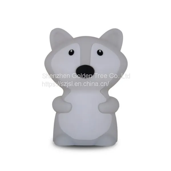 3D LED Silicone Acrylic Friendship Kids Sensor Batteries Small Baby Animal Night Bed Light Remote Control Lamps With USB Charger photo-5