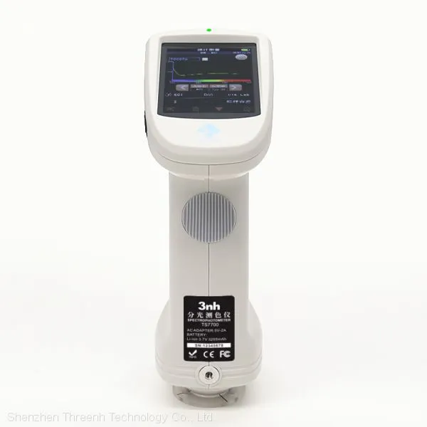 3NH D/8 Grating Spectrophotometer 8/4mm Customized Aperture Full Spectrum LED Light Source Colorimeter for Plastic Paint Printing Textile photo-3