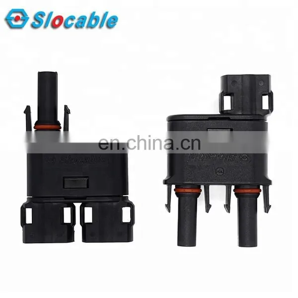 Slocable Solar Panel Connector 2 Combining to 1 T Y Branch Connector photo-2