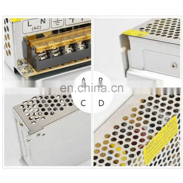 Electric AC 110V 220V To DC 5V 4A 5A 6A 10A 20A 60A Power Switch Supply Converter For Led Strip Lights photo-6