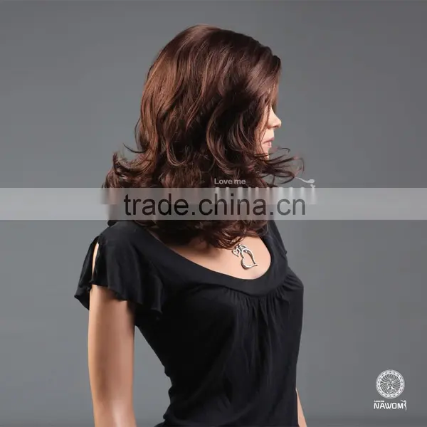 W3382 Hot Sale Short Curly Human Hair Wig photo-4