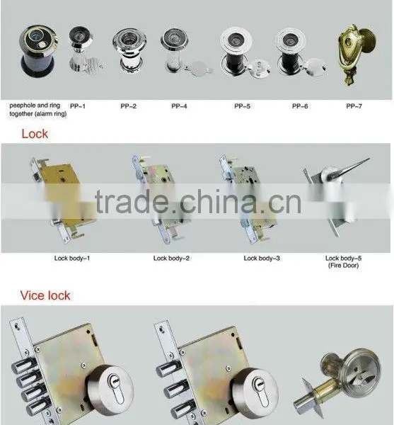 Copper Color Popular Steel Door (lt-675) New Model photo-5