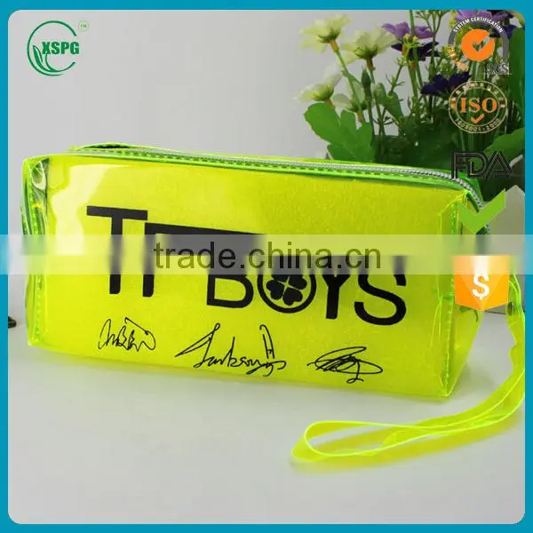 Customized Printed Directly Manufacture Top Quality Clear Zipper and Handle Bag photo-2