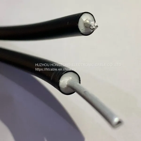 PE Outer Layer Black 2.5mm Aluminum Core or Galvanized Steel Wire Electric Fence Underground Cable