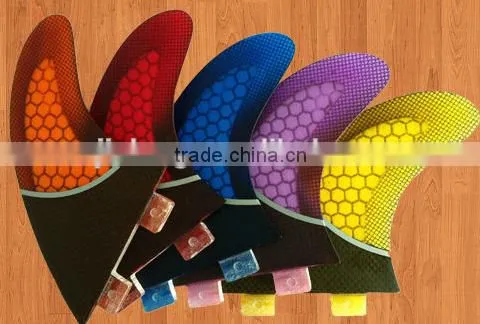 Hex Fiberglass Honeycomb FCS G5 Fins Three Sets in One photo-2
