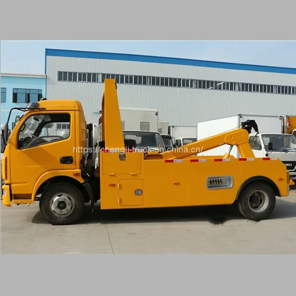 CLW Group Dongfeng 4x2 4x4 Intergrate Wrecker Small Wrecker Tow Trucks photo-2