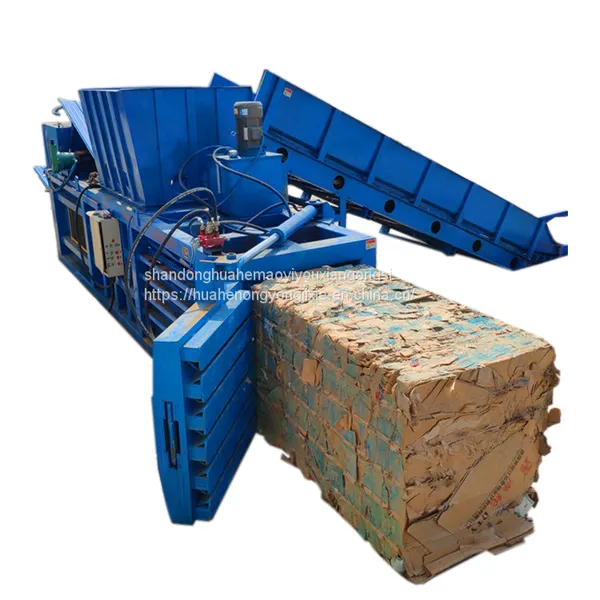 Horizontal Hydraulic Packer Waste Carton Paperboard Waste Hydraulic Press Plastic Bottle Can Beverage Bottle Packer photo-3
