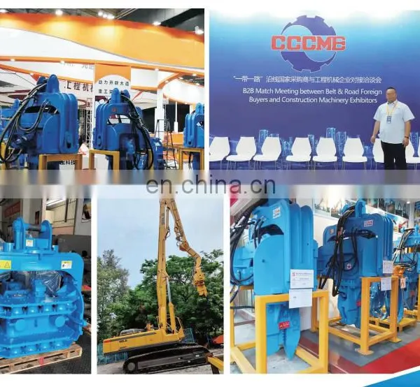 KYOTECHS BRAND Hydraulic Vibrating Pile Driver Guardrail Pile Driving Machine Vibro Hammer For Sale photo-4