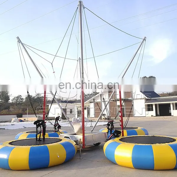 Commercial Fair Rides Kids Carnival Games Euro Bungee Trampoline for Sale photo-2