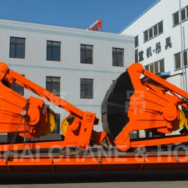 Grab Grapple Heavy Duty Grab Bucket Lift Scrap Material Traveling Crane Grab Lifting Grapple for Material Handling