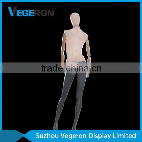 High Quality Fiberglass Stand Flexible Female Mannequin photo-4