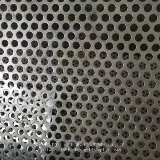 Decorative Aluminum Stainless Steel Stainles Steel 316 304 Decorative Mild Steel Metal Perforated Mesh Sheet With Various Hole Boli Mesh
