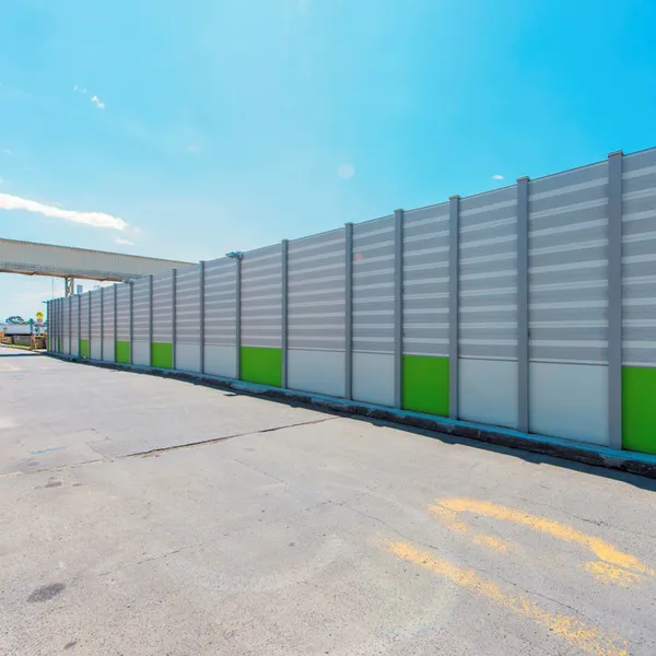 Longen Aluminum Alloy Acryl PVC Modern Lightweight Durable Absorptive Reflective Soundproof Noise Barrier Panel R4 photo-4