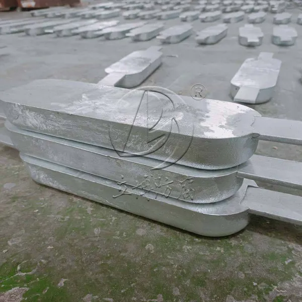 Zinc-aluminum-cadmium Alloy Sacrificial Anode, Zinc Anode, Hull Zh-1 Zinc Block, 800*140*60mm photo-5