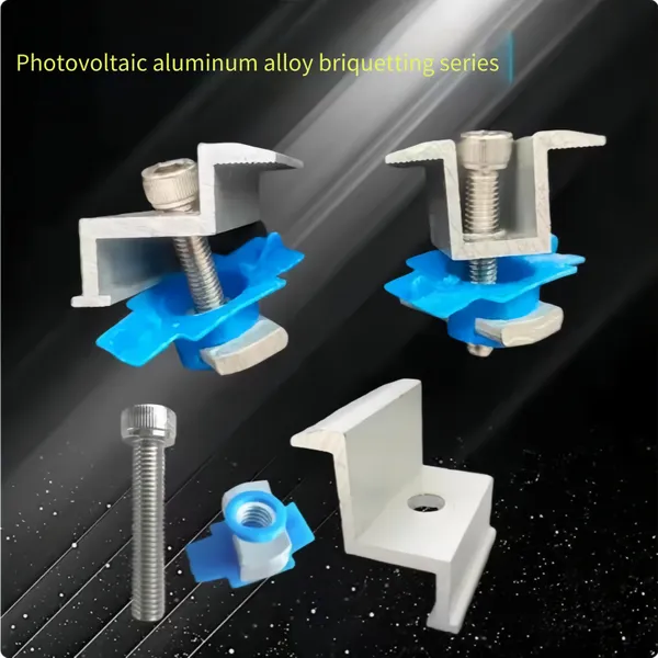 Photovoltaic Bracket Accessories - Aluminum Alloy Adjustable Side Pressure Blocks for Solar Panels photo-5