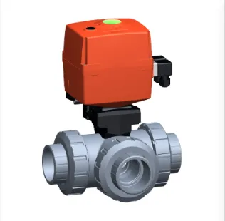 Electric Actuated Ball Valve 220V ABS Type 127 Butt Fusion for Water Treatment System photo-4