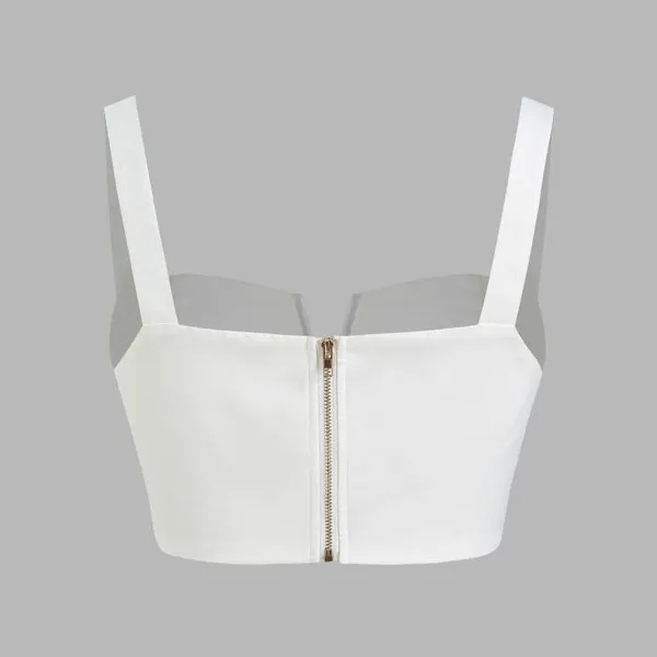 Custom Women's Summer Sling Camisole Top Fashion Party Sports Bra Top photo-5