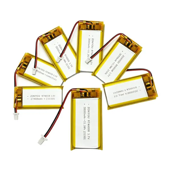 Rechargeable 974058 Pouch Cell 3000mAh 3.7V Lithium Polymer Battery for Hand Warmer Power Bank photo-3