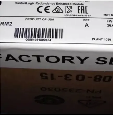 1756-RM2 Allen Bradley ControlLogix Enhanced Redundancy Module