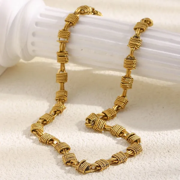 Stainless Steel Necklace for Wedding Jewelry Sets, 304 Stainless, Rose Gold Plated, 20 Inch, Bulk Wholesale to Retailers photo-2