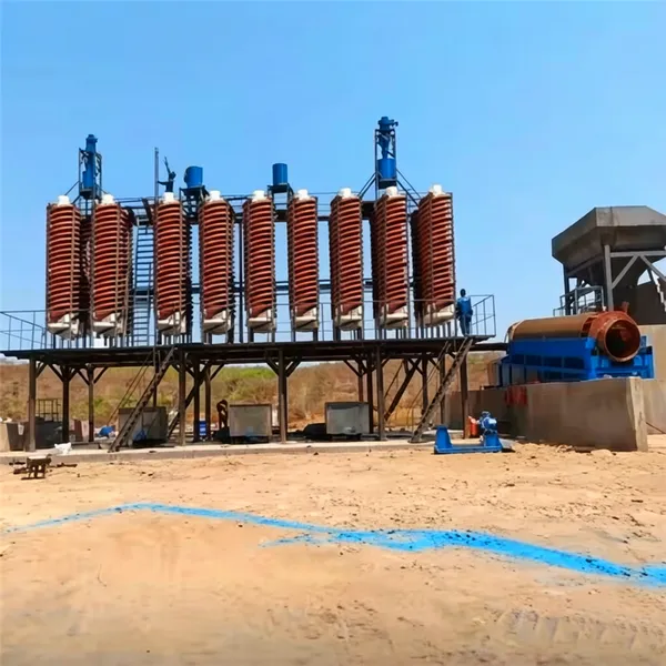 Argentina Lithium, Gold Copper Silver Ore Separator Widely Used Gravity Separation Equipment Spiral Chute Separator photo-5
