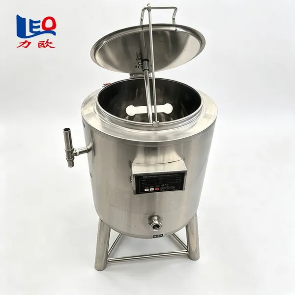 High Precision Temp Control Stainless Steel Sterilization Tank Liquid Milk Pasteurizing Machine