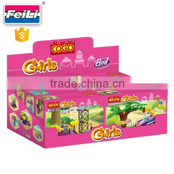 Hot Sell COGO Bricks Toys for Girls 8 in 1 ABS Plastic Building Blocks Toys photo-2
