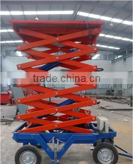 6m 0.3-0.5ton Hydraulic Scissors Working Platform Lift photo-5