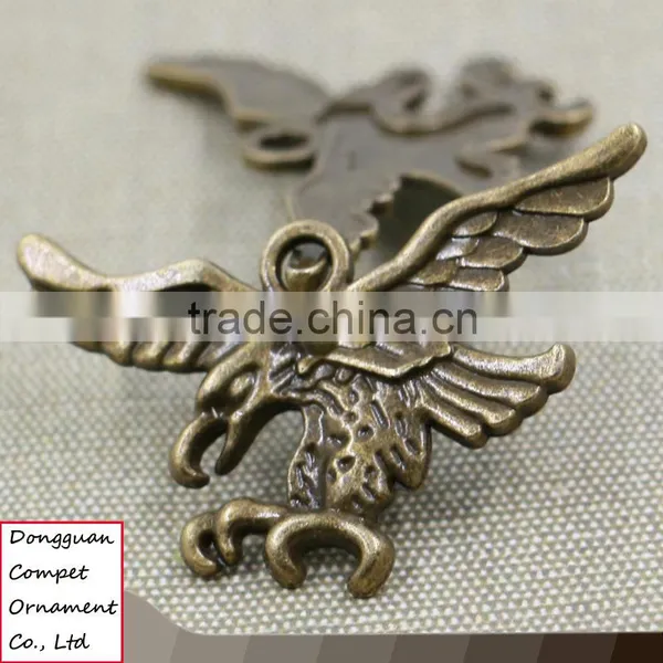 Manual Jewelry Green Bronze Zinc Alloy Diy Eagle Pendant photo-5