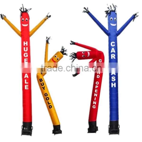 Air Dancer Tube With Blower Fan / Inflatable Dancing Man / Polyester Ripstop Material Shell