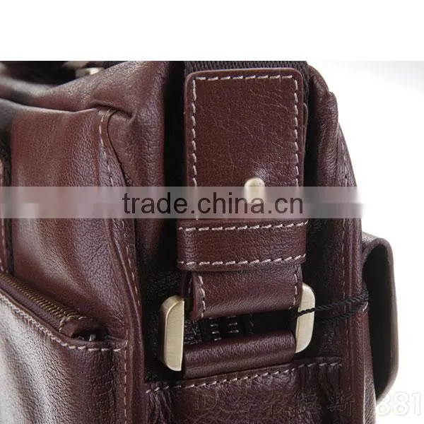 Men's Genuine Leather Tote Shoulder Laptop Bag Company photo-5