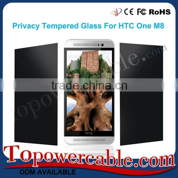 Factory Supply Best Mobile Phone Privacy Screen Scratch Guard Protector For HTC One M8 photo-2