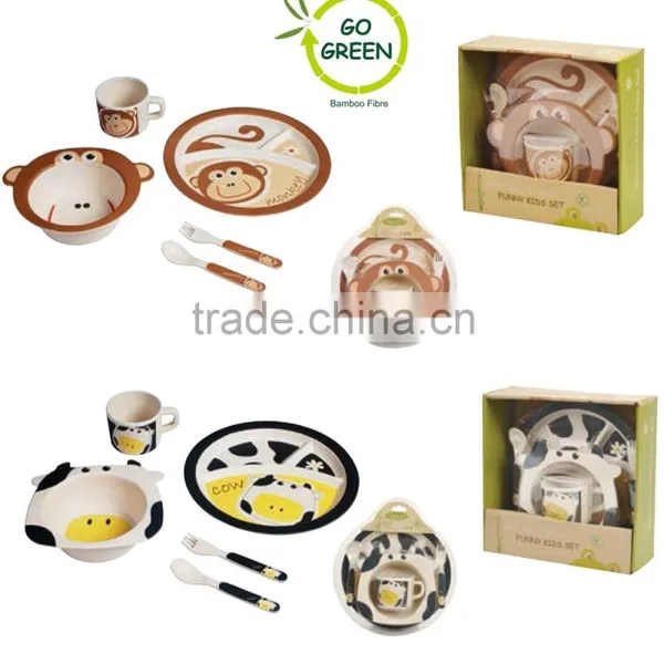 New Fashion Bamboo Fiber Tableware,eco Friendly Tableware,biodegradable Bamboo Fibre Tableware