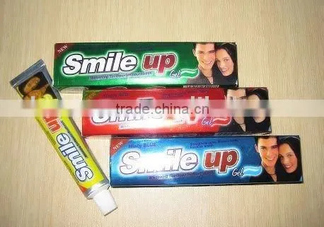 70g Smile up gel toothpaste with shine box