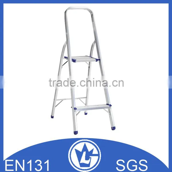 Portable Aluminium Ladder With Rubber Cover Step, Safety Handrail GS and EN131 Approval photo-3