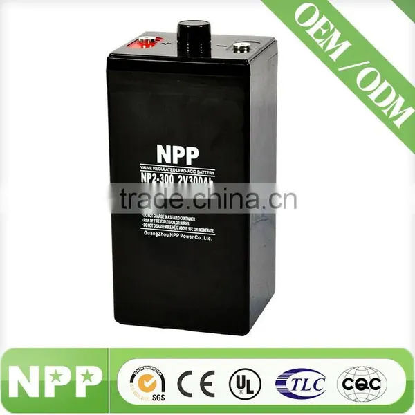 2v300ah Sealed Lead Acid 2 Volt Green Battery photo-2