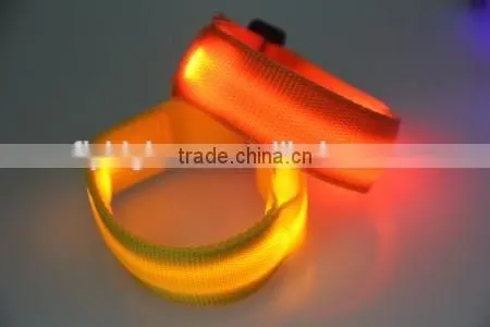 From China Custom Led Flashlight Wristband , Woven Wristband